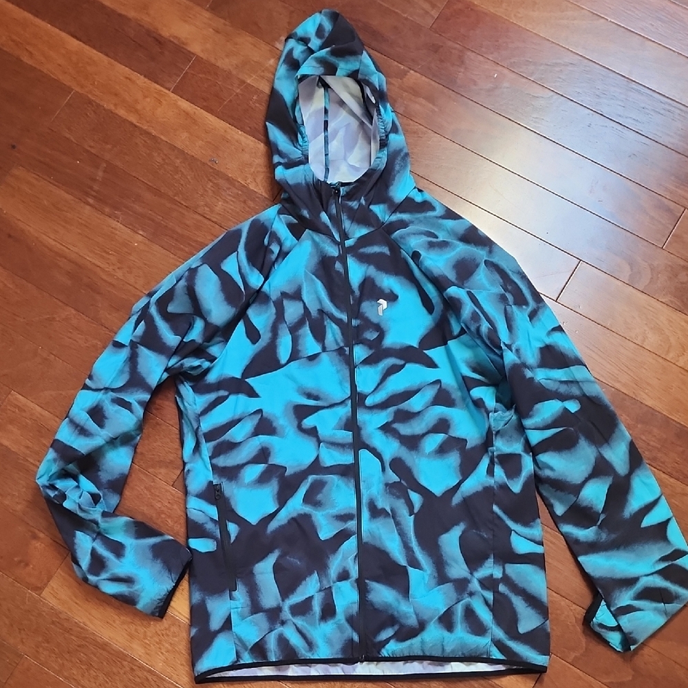 Mens Blue Patterned Jacket